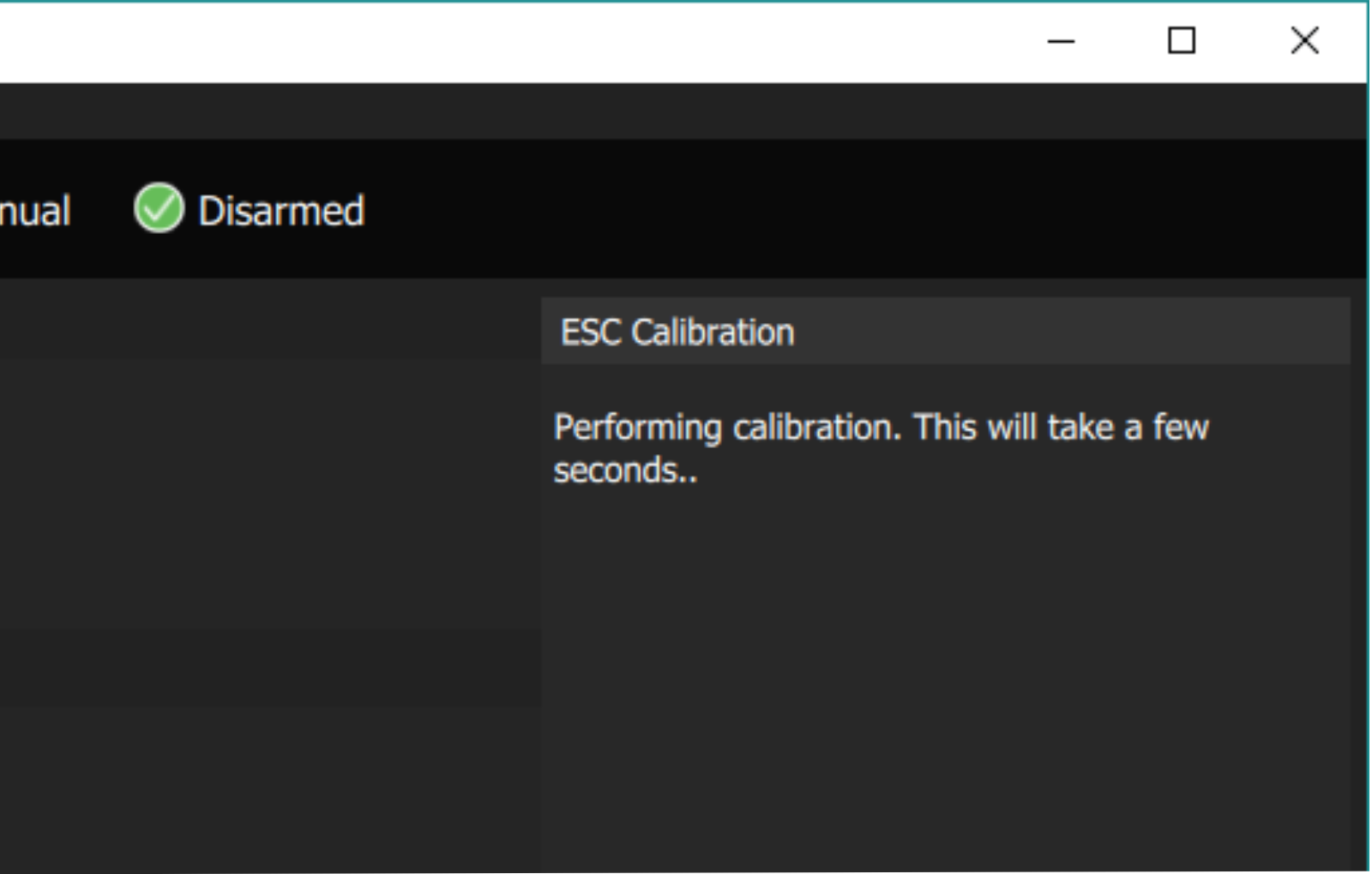 ESC Calibration step 3